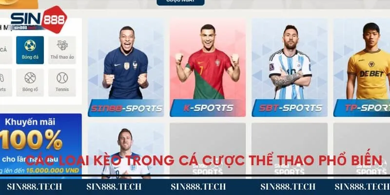 Các loại kèo trong cá cược thể thao phổ biến Các loại kèo trong cá cược thể thao phổ biến
